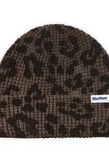 BUTTER GOODS Distress Waffle Beanie - Leopard