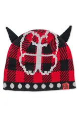 HODDLE Butterfly Horn Beanie - Red