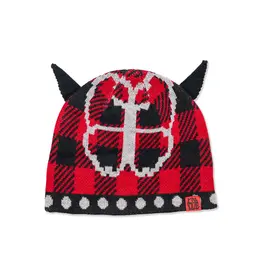 HODDLE Butterfly Horn Beanie - Red