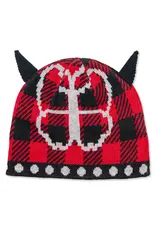 HODDLE Butterfly Horn Beanie - Red