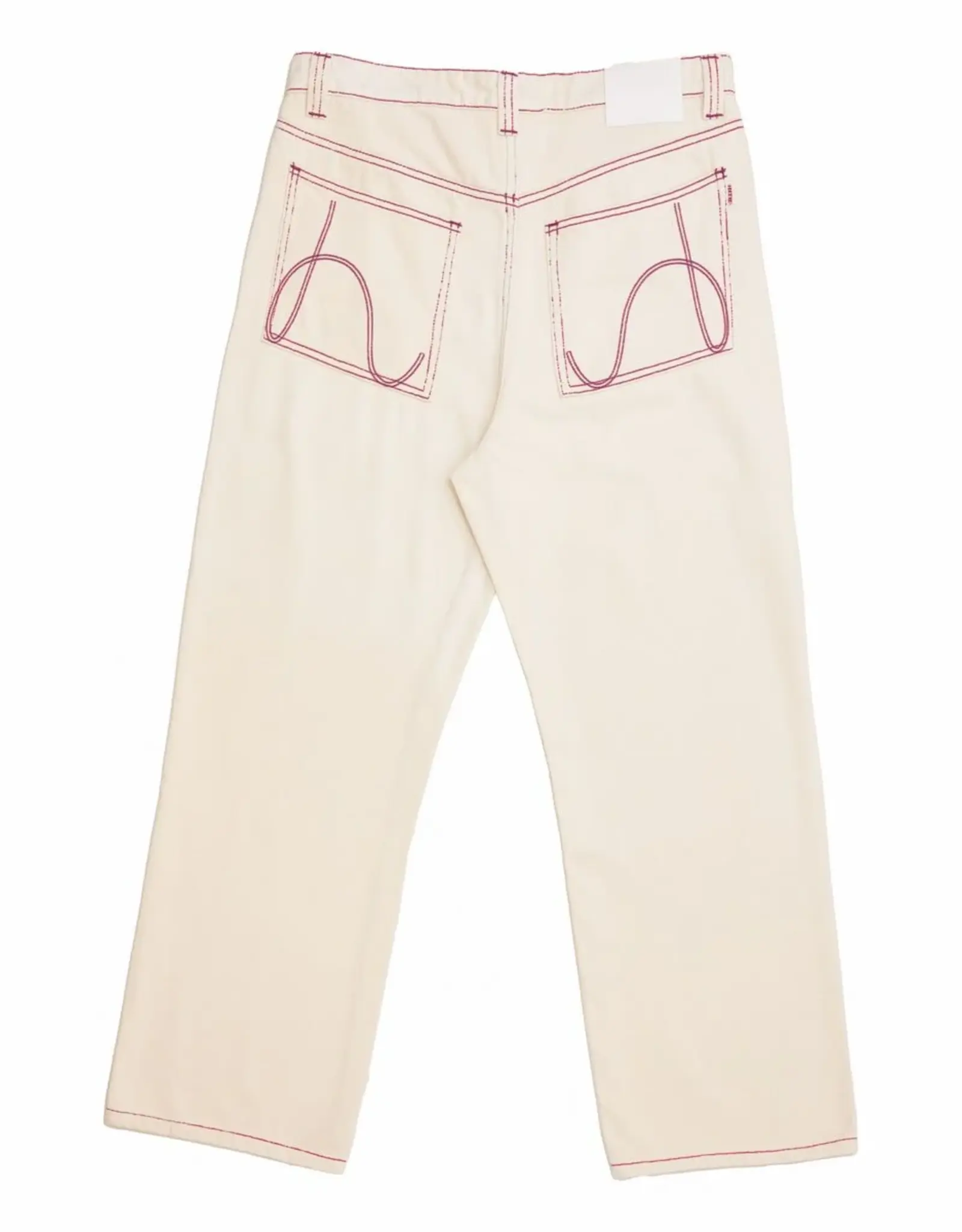 HODDLE Routine Straight Cut Jean - White