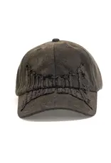 HODDLE Denim Aplique Cap - Brown
