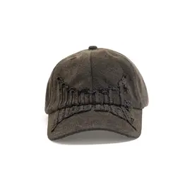 HODDLE Denim Aplique Cap - Brown