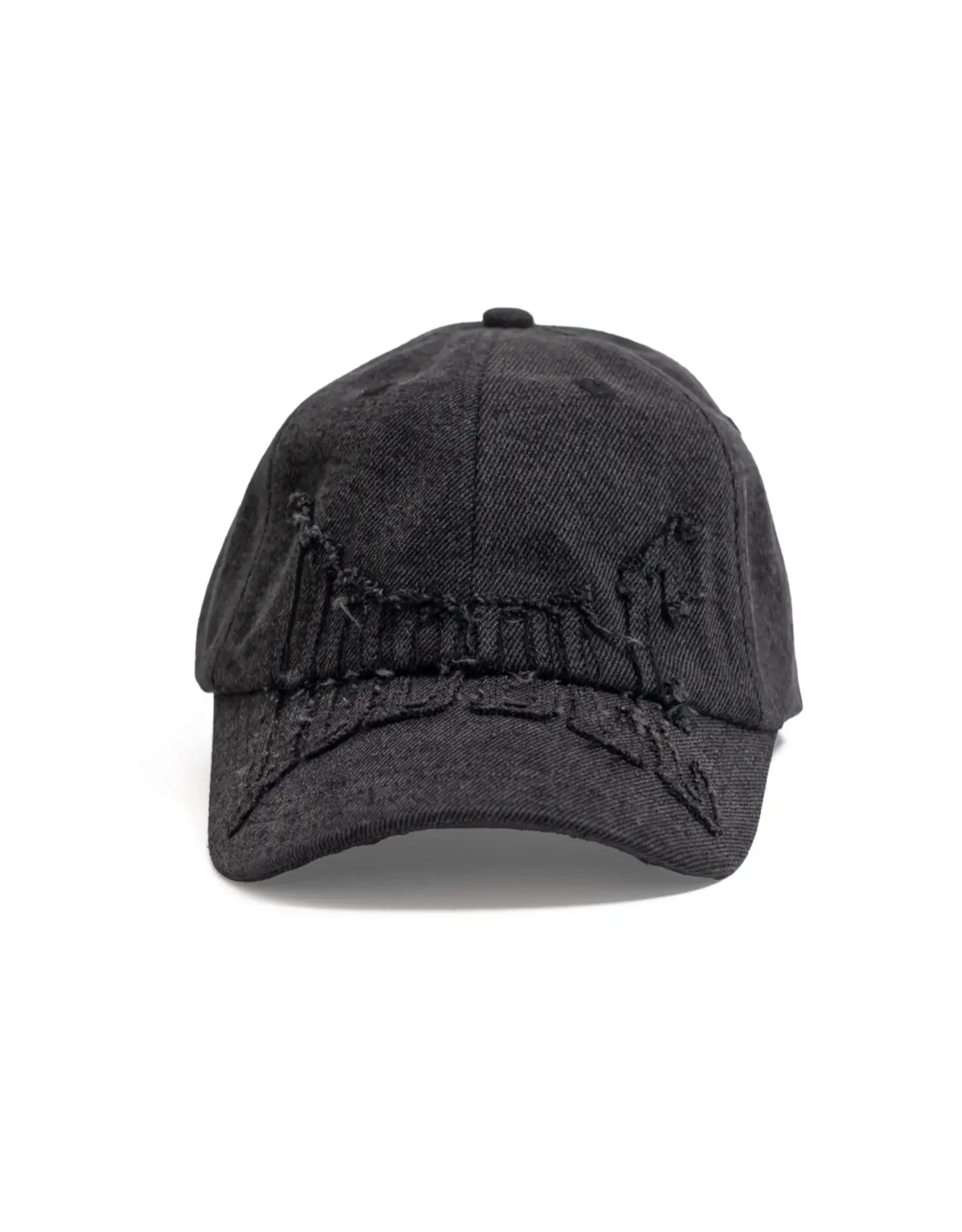 HODDLE Denim Aplique Cap - Black