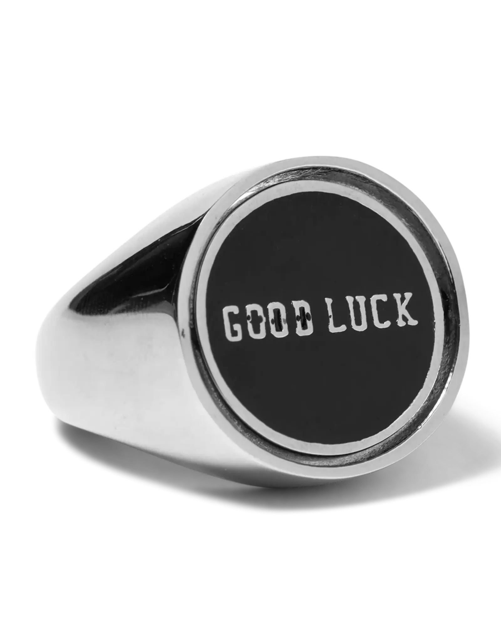 HUF Good Luck Flip Ring - Silver
