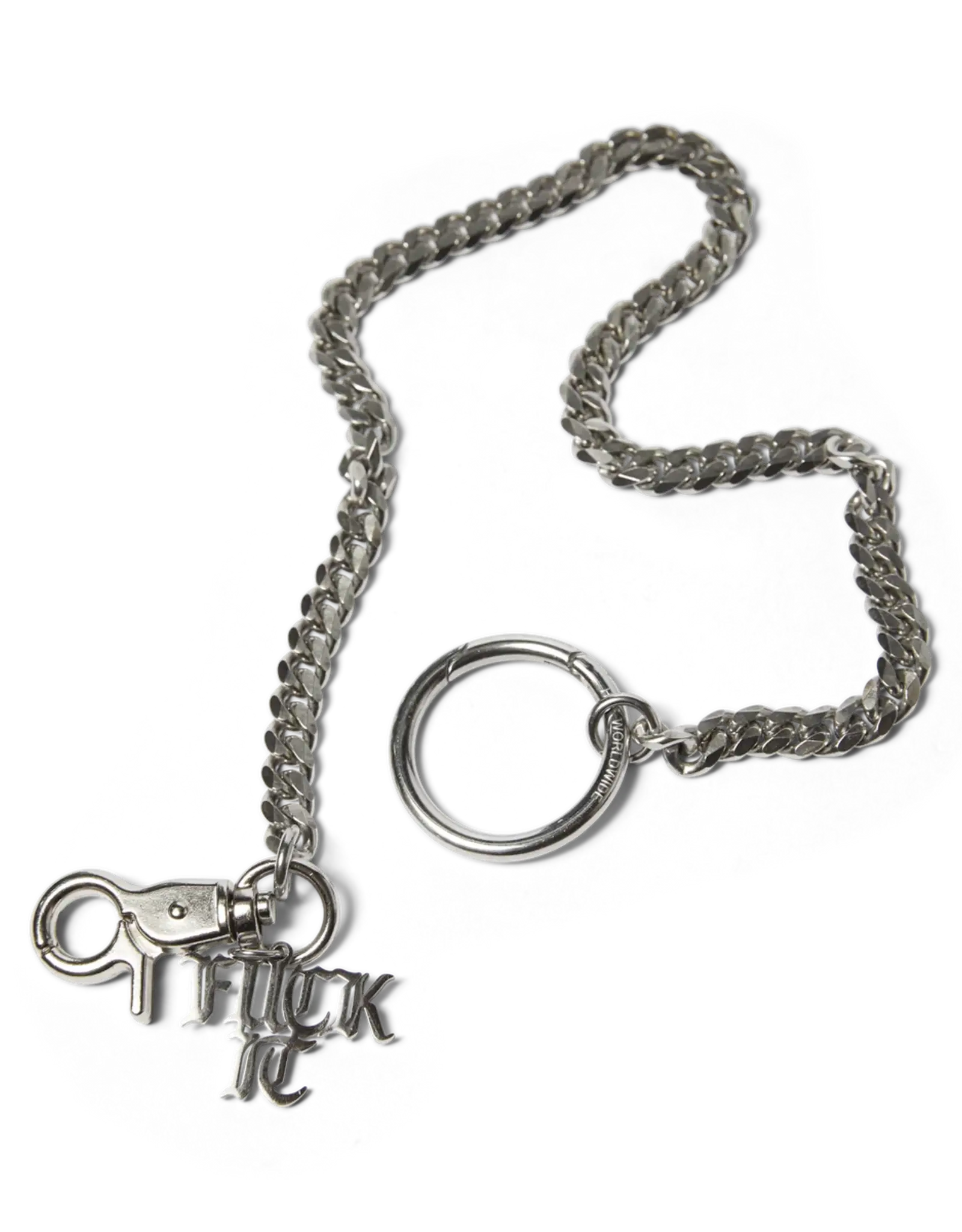 HUF Fuck It Wallet Chain - Silver