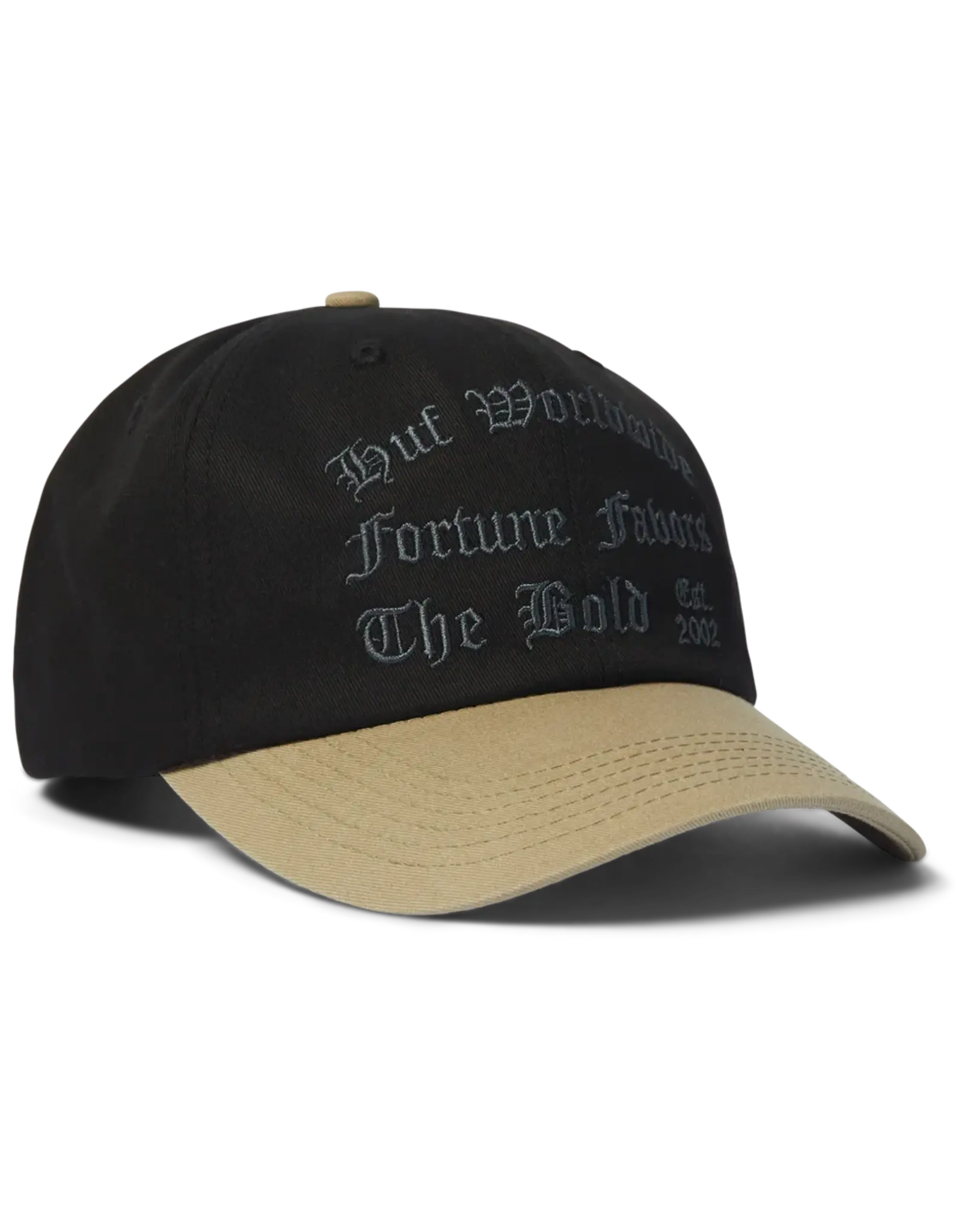 HUF Olympia 6 Panel Hat - Black