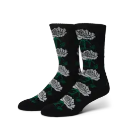 HUF Fuck It Rose Crew Sock - Black