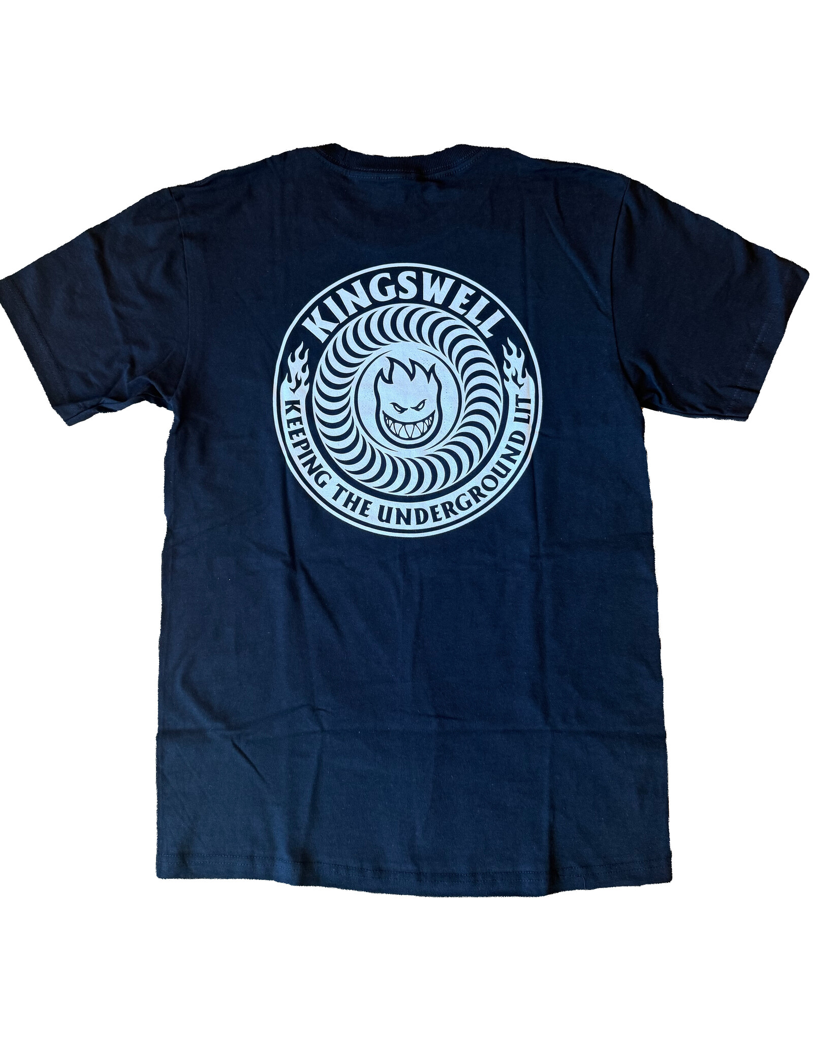 SPITFIRE Kingswell x Spitfire Keeping the Underground Tee - Black