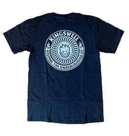 SPITFIRE Kingswell x Spitfire Keeping the Underground Tee - Black
