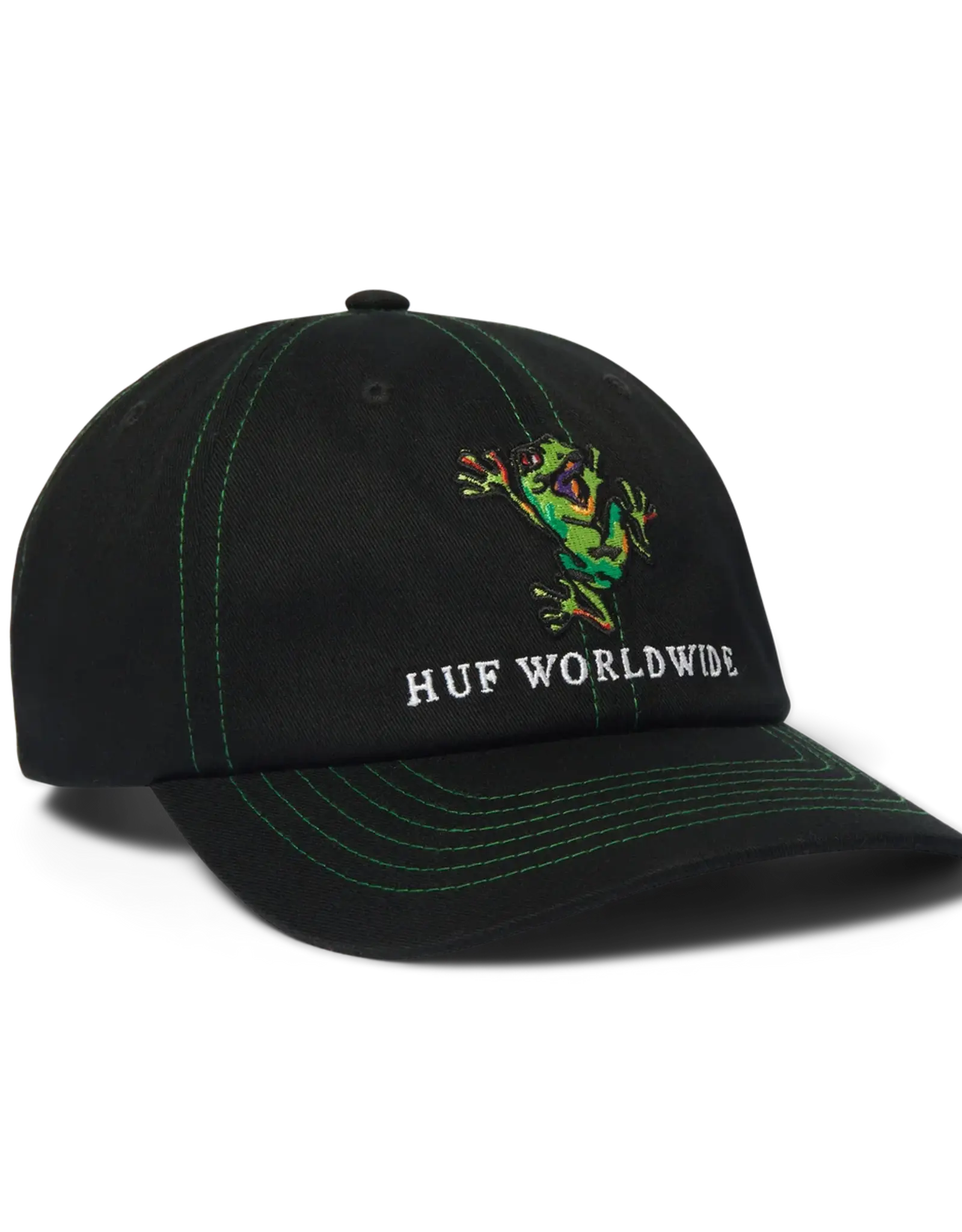 HUF Stuck On You 6 Panel Hat - Black