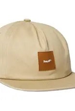 HUF Box Logo Snapback Hat - Tan/Brown