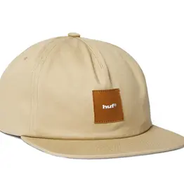 HUF Box Logo Snapback Hat - Tan/Brown
