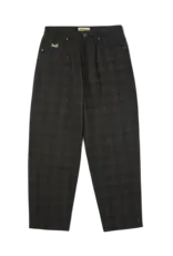 HUF Cromer Plaid Pant - Black