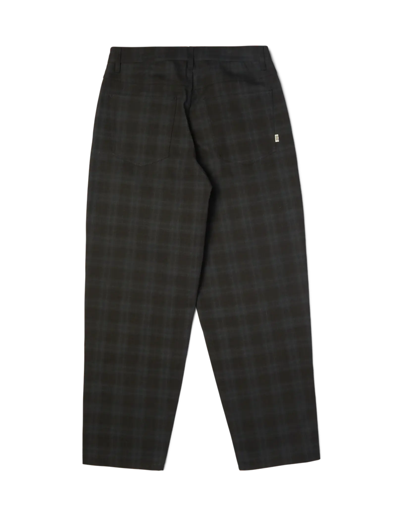 HUF Cromer Plaid Pant - Black