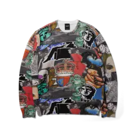HUF Boulevard Status Knit Crewneck - Multi
