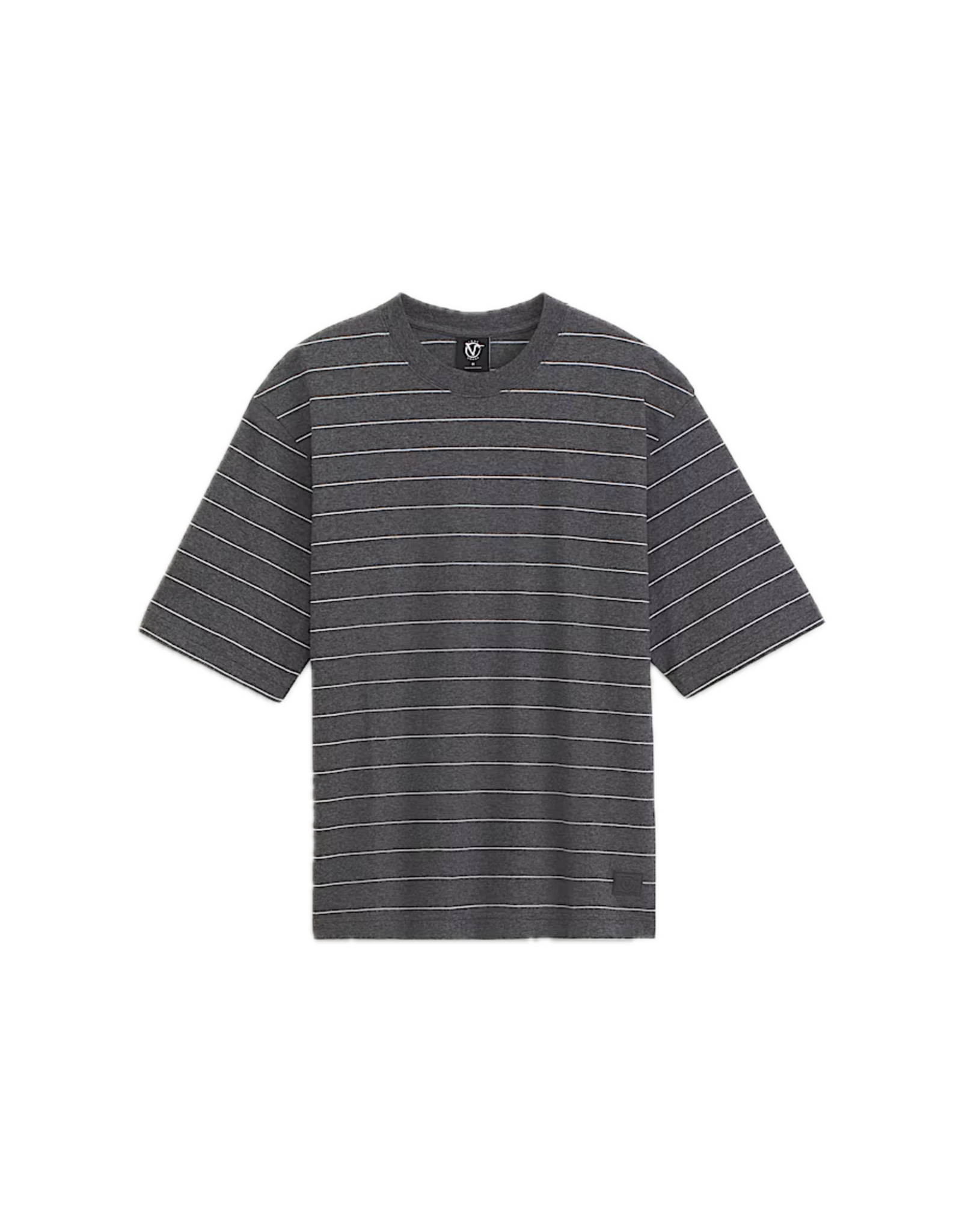 VANS Rowan Z Stripe S/S Shirt - Charcoal