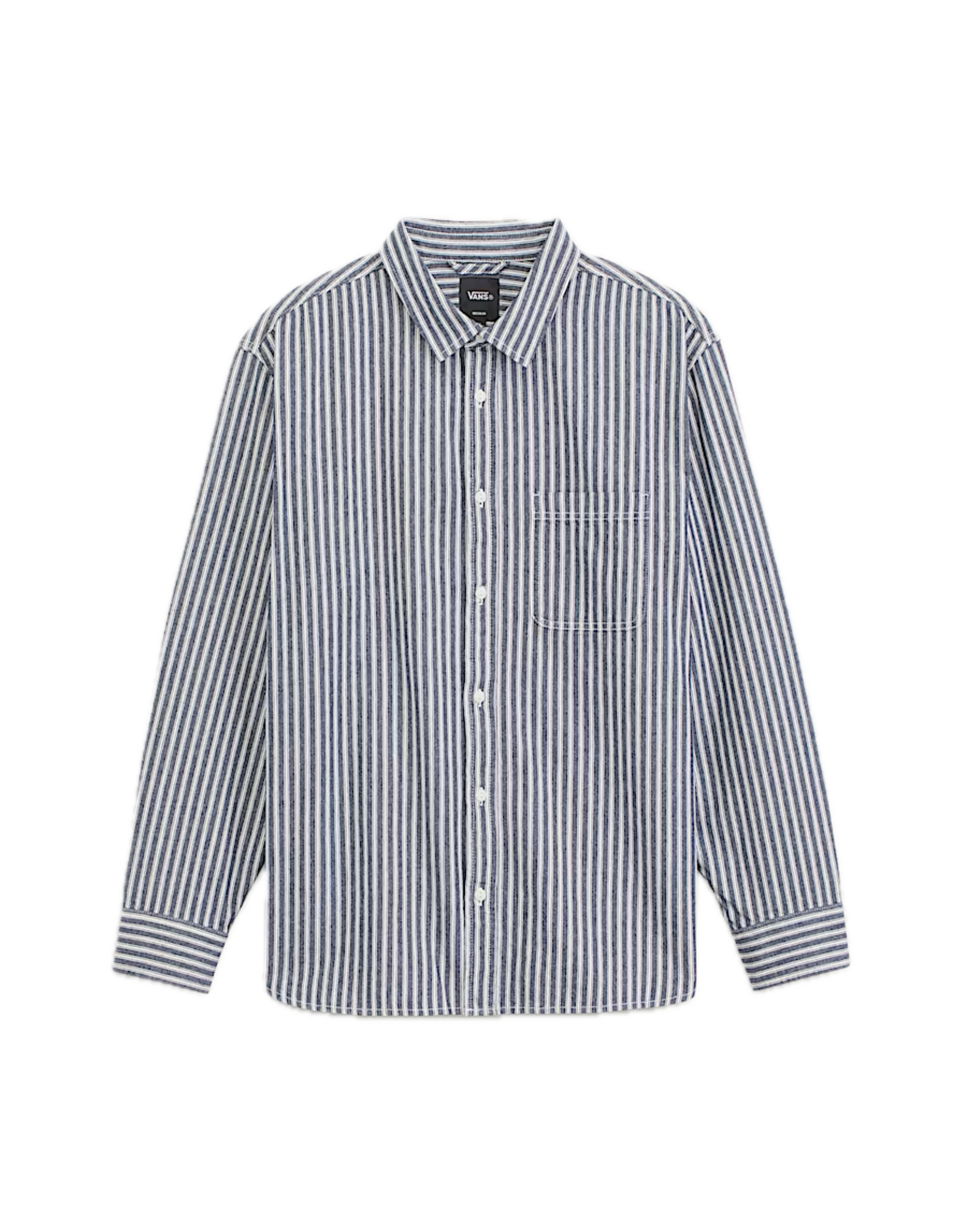 VANS Lawson Work Stripe L/S Shirt - Parisian Night