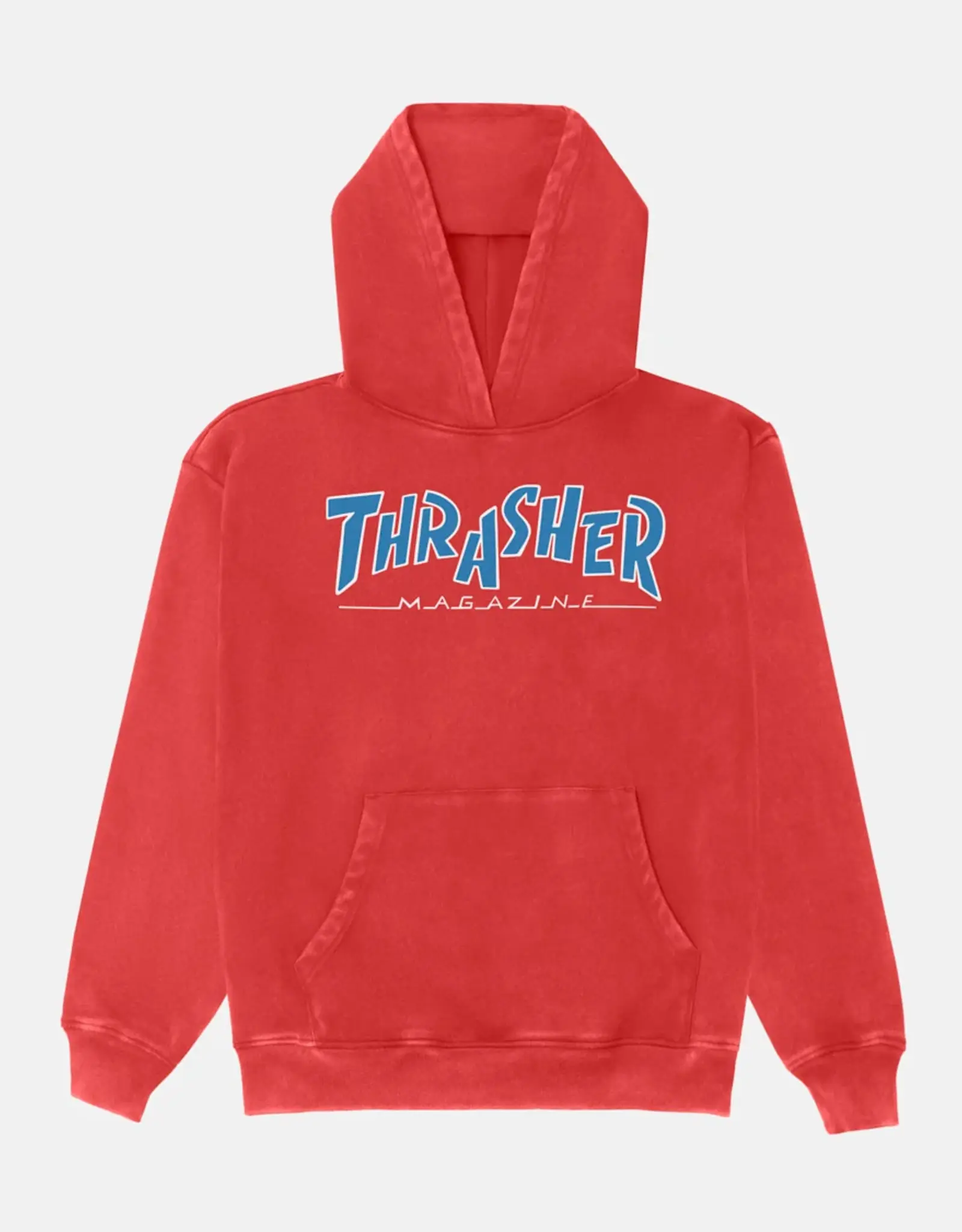 THRASHER Parra Mag Vintage Heavyweight Hoodie - Red