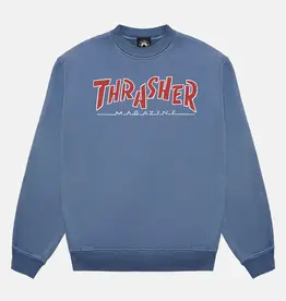 THRASHER Parra Mag Vintage Heavyweight Crewneck - Blue