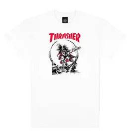 THRASHER Outlaw 2-Tone T-Shirt - White