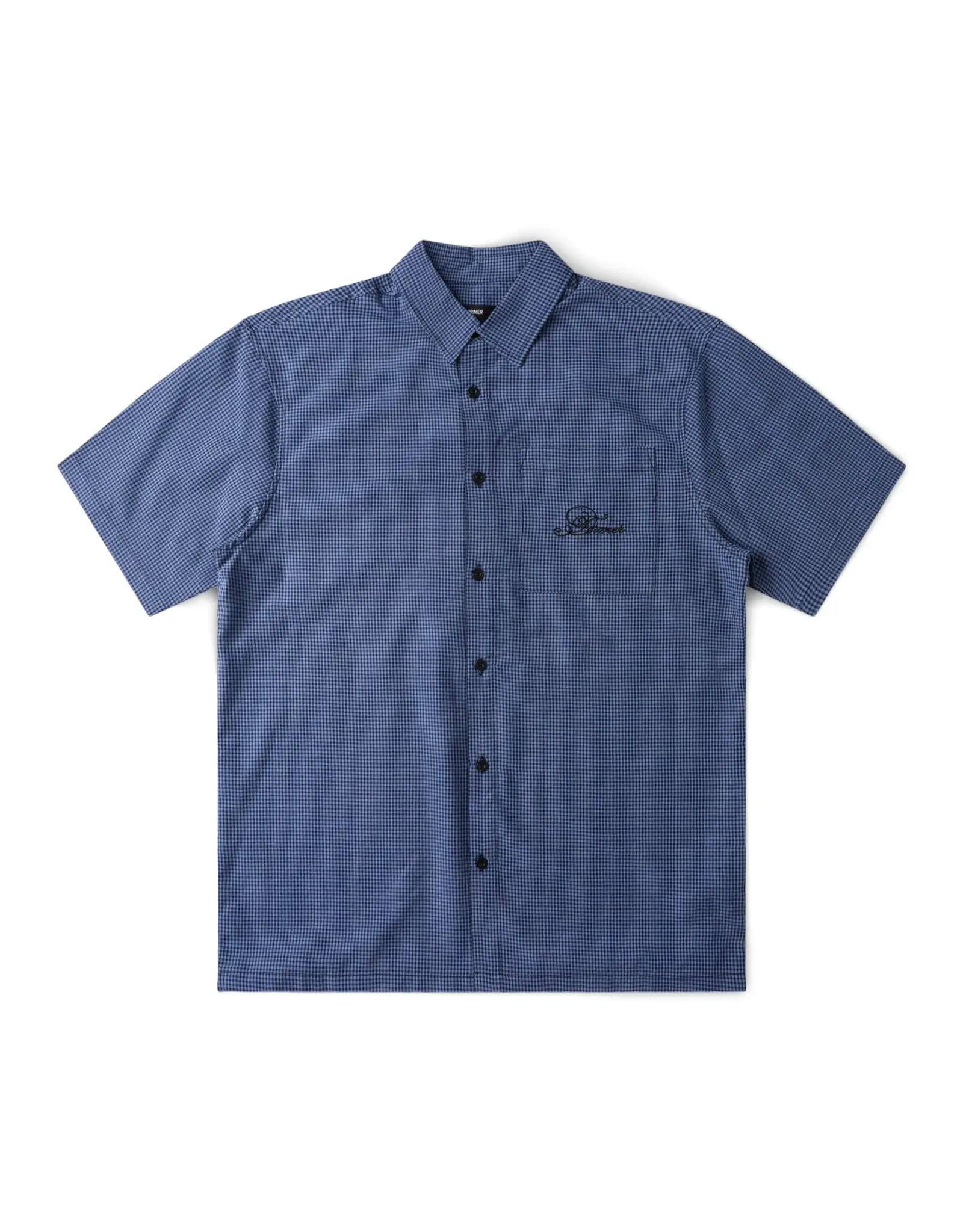 FORMER Vivian Check S/S Shirt - Blue