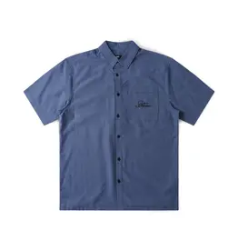 FORMER Vivian Check S/S Shirt - Blue