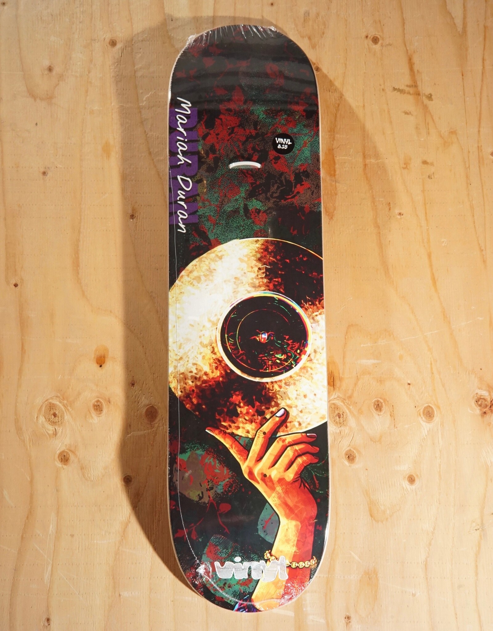 VINYL SKATEBOARDS Mariah Duran Record Pro Model Deck - 8.25