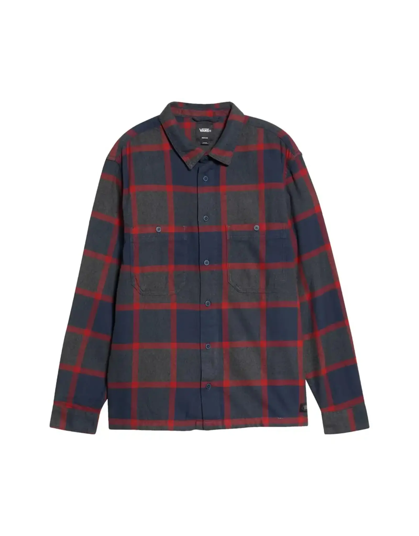 VANS Larkspur Plaid Flannel Shirt - Parisian Night