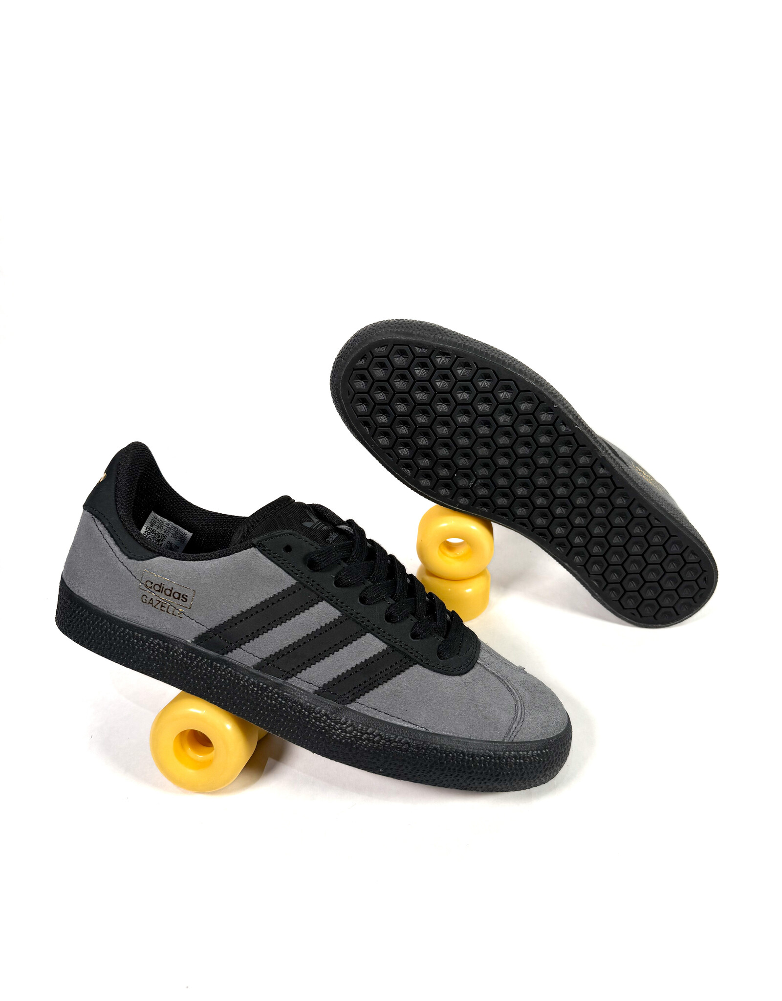 ADIDAS Gazelle ADV - Grey / Black / Gold Metallic