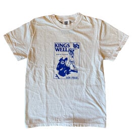 KINGSWELL Showdown In Los Feliz Tee - Cream/Blue