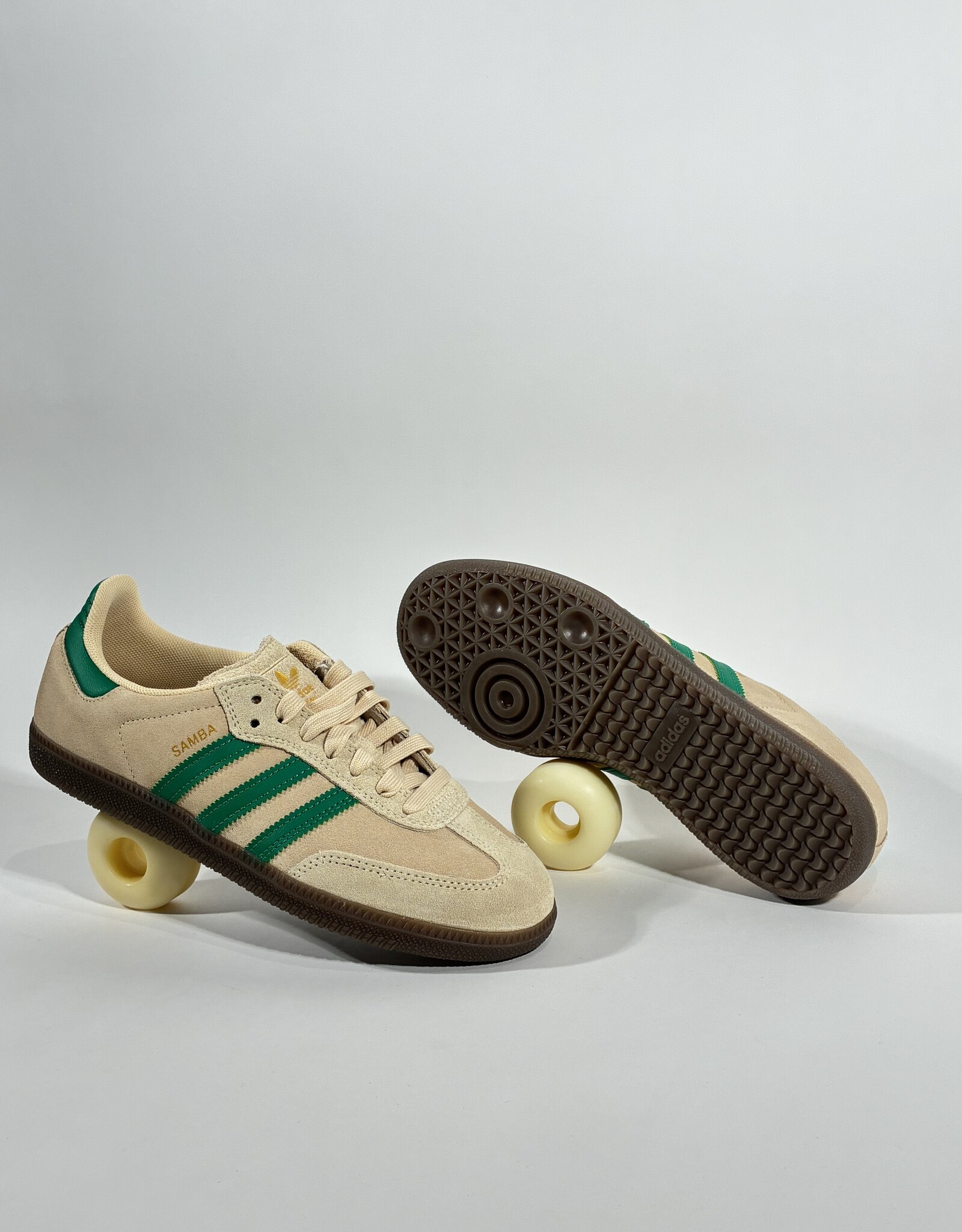 ADIDAS Samba ADV - Sand Strata / Court Green / Gum