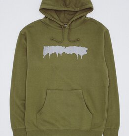 FUCKING AWESOME Reflective Drip Logo Hoodie - Army