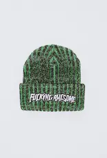 FUCKING AWESOME Reflective Stripe Beanie - Black