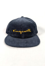 KINGSWELL Walt Script Cord Strapback Hat - Blue / Gold