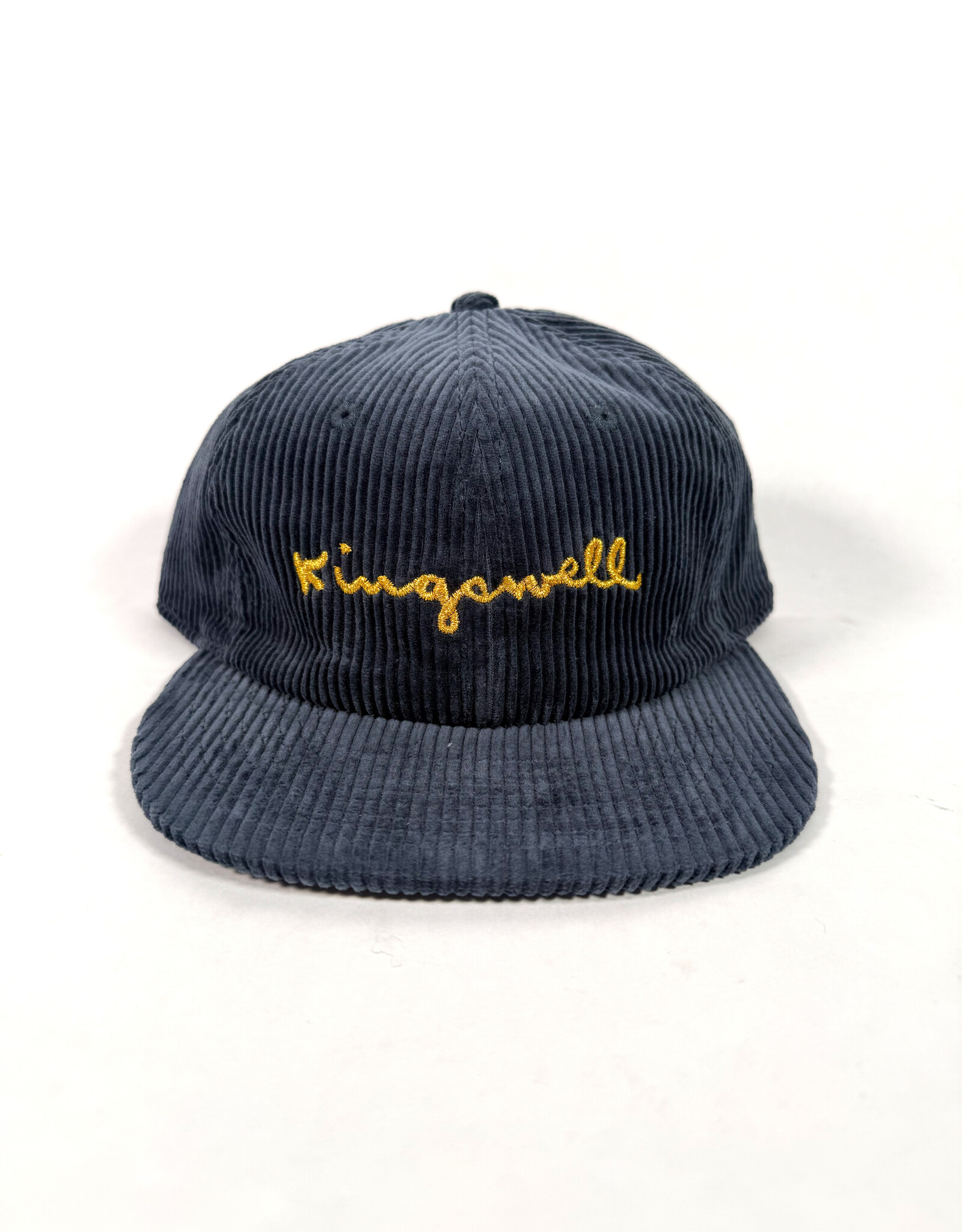 KINGSWELL Walt Script Cord Strapback Hat - Blue / Gold