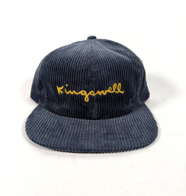 KINGSWELL Walt Script Cord Strapback Hat - Blue / Gold