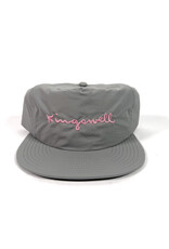 KINGSWELL Walt Script Nylon Surf Hat - Grey / Pink