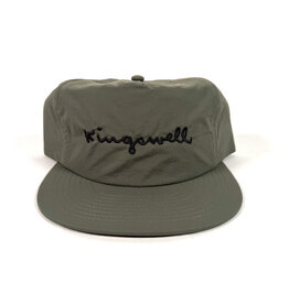 KINGSWELL Walt Script Nylon Surf Hat - Army Green / Black