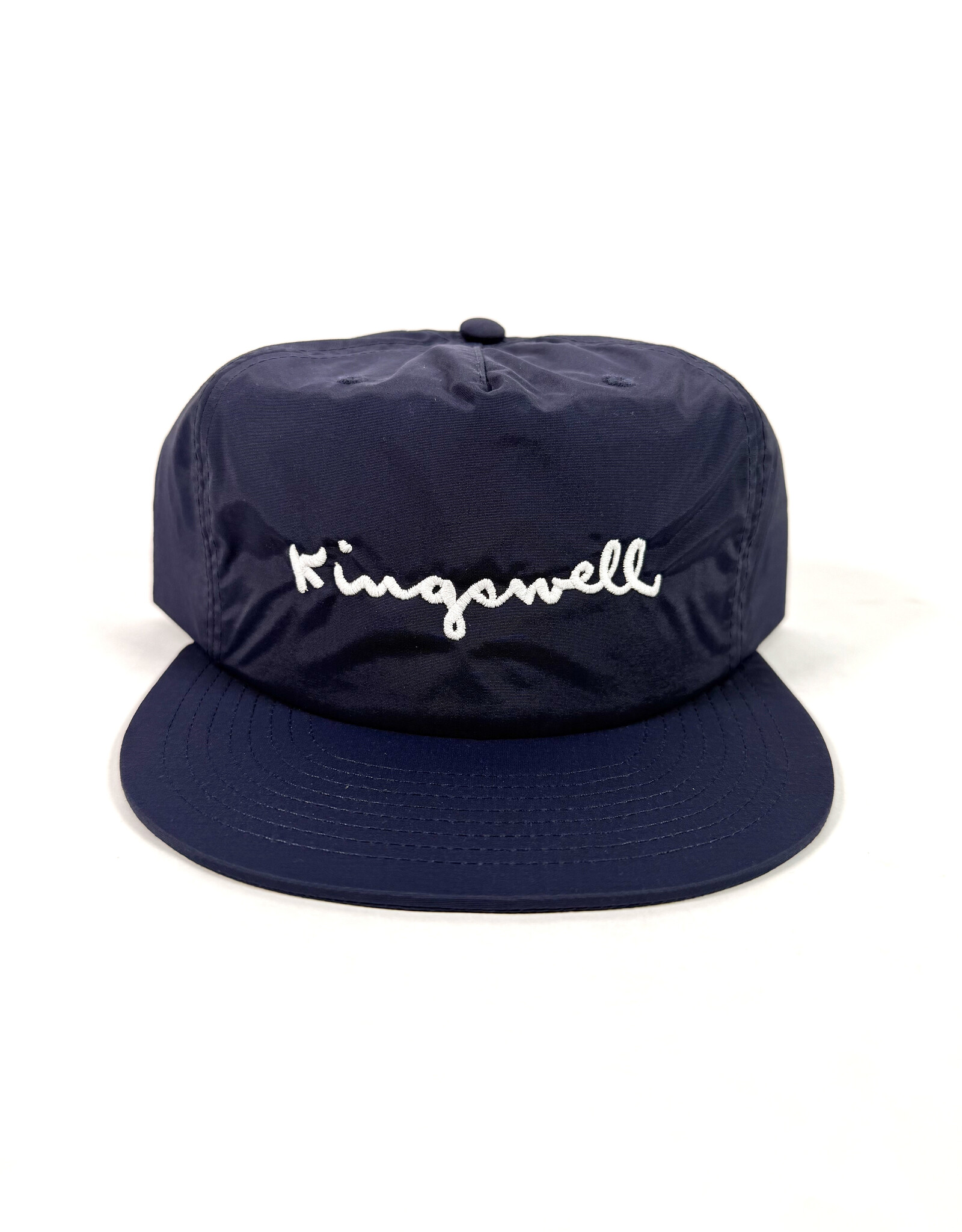 KINGSWELL Walt Script Nylon Surf Hat - Navy / White