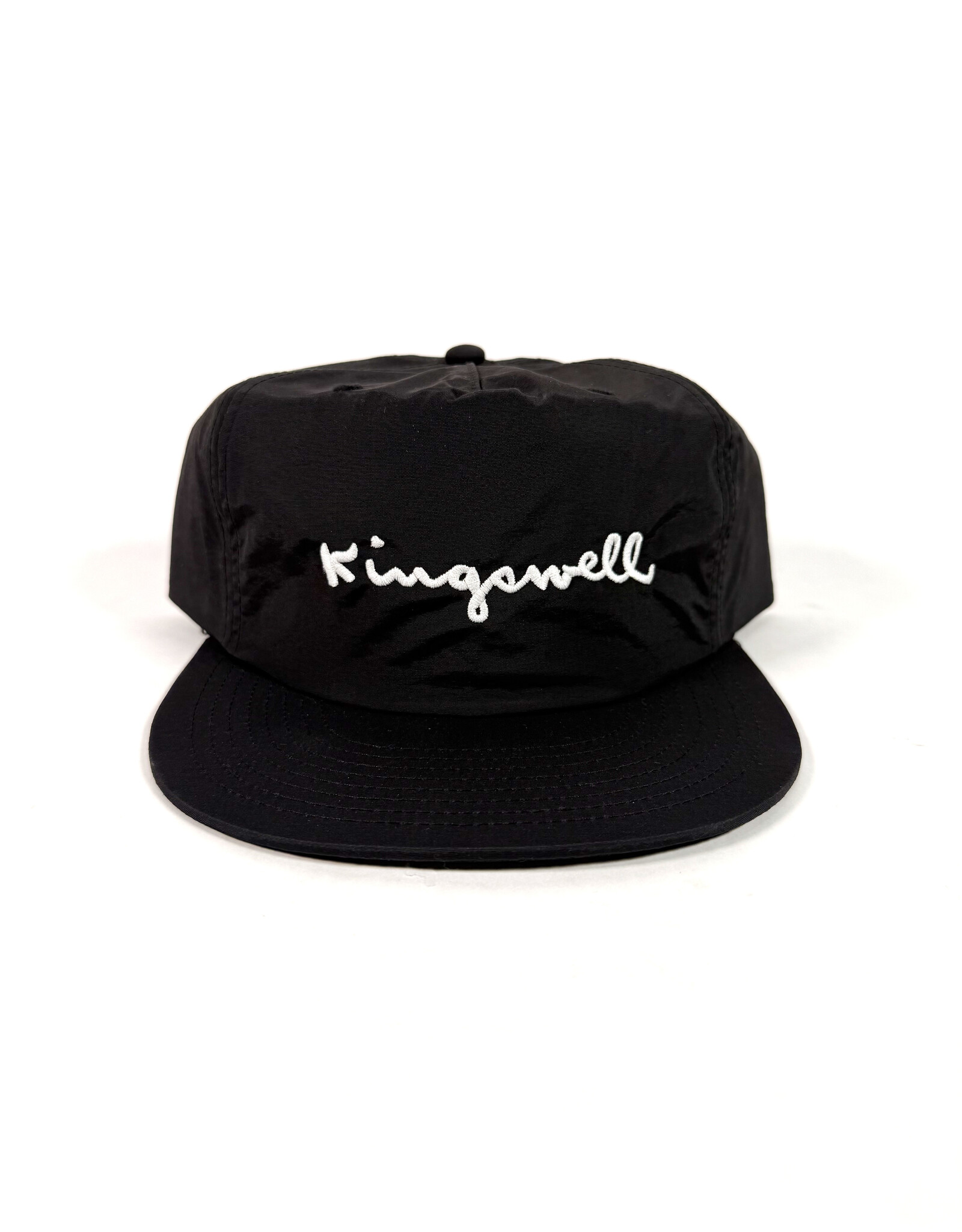 KINGSWELL Walt Script Nylon Surf Hat - Black / White