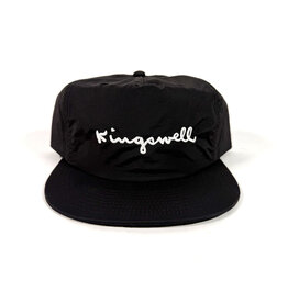 KINGSWELL Walt Script Nylon Surf Hat - Black / White