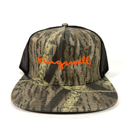 KINGSWELL Walt Script 2 Tone Trucker Hat - Camo / Black