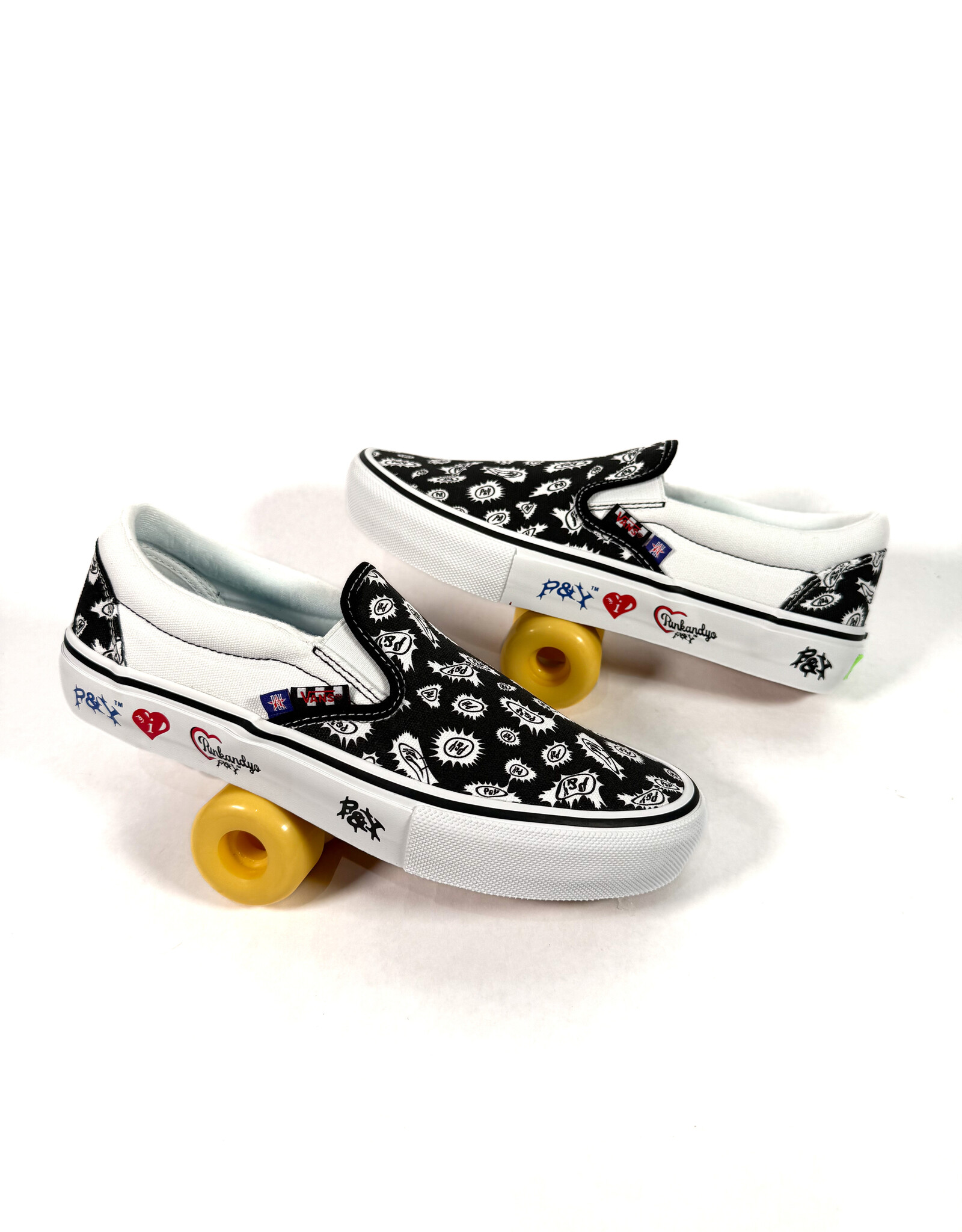 VANS Skate Slip On PUNKANDYO - Black / White