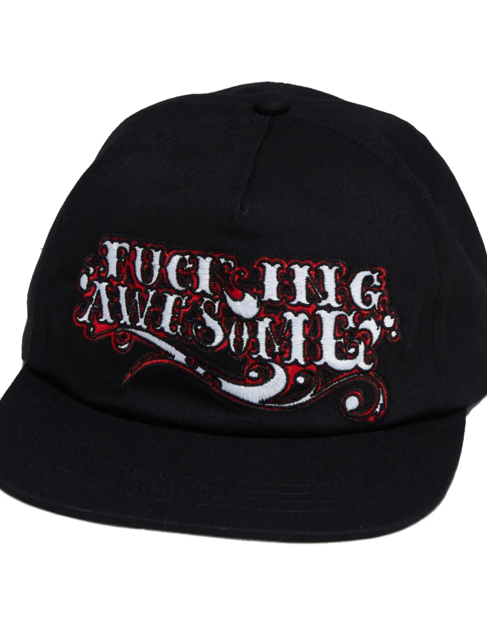 FUCKING AWESOME Steakhouse Logo Snapback Hat - Black