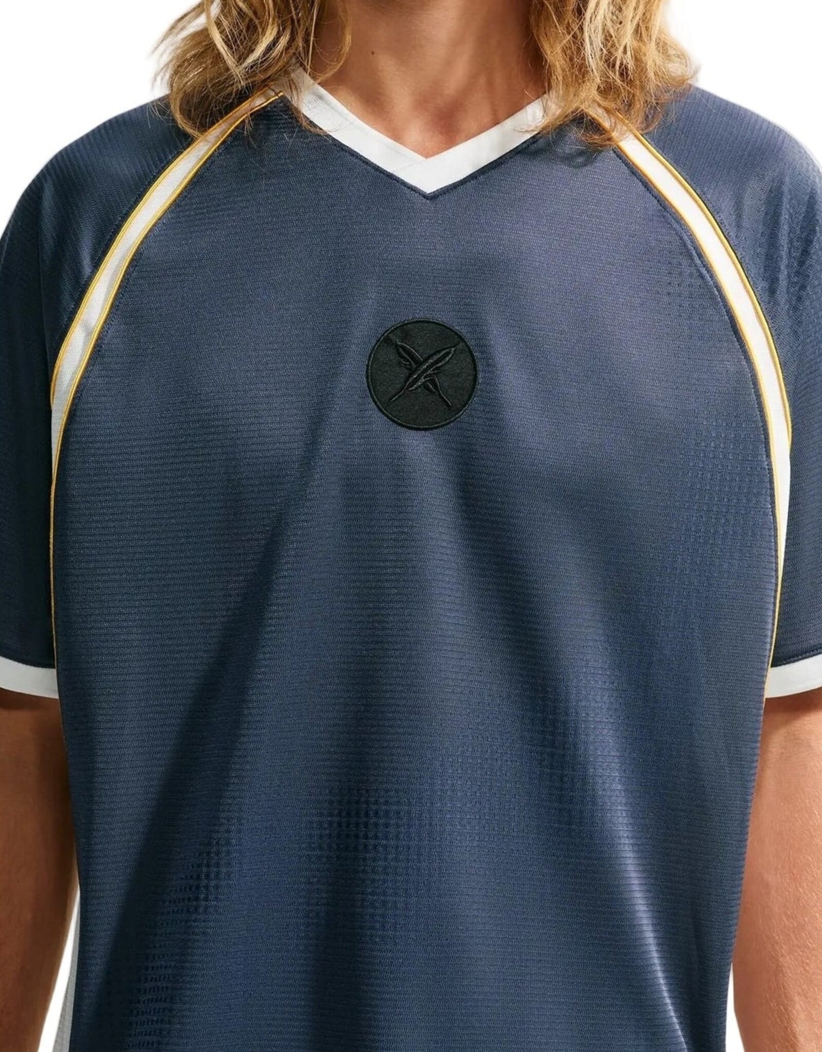 NIKE SB Yuto Short Sleeve Skate Jersey - Thunder Blue
