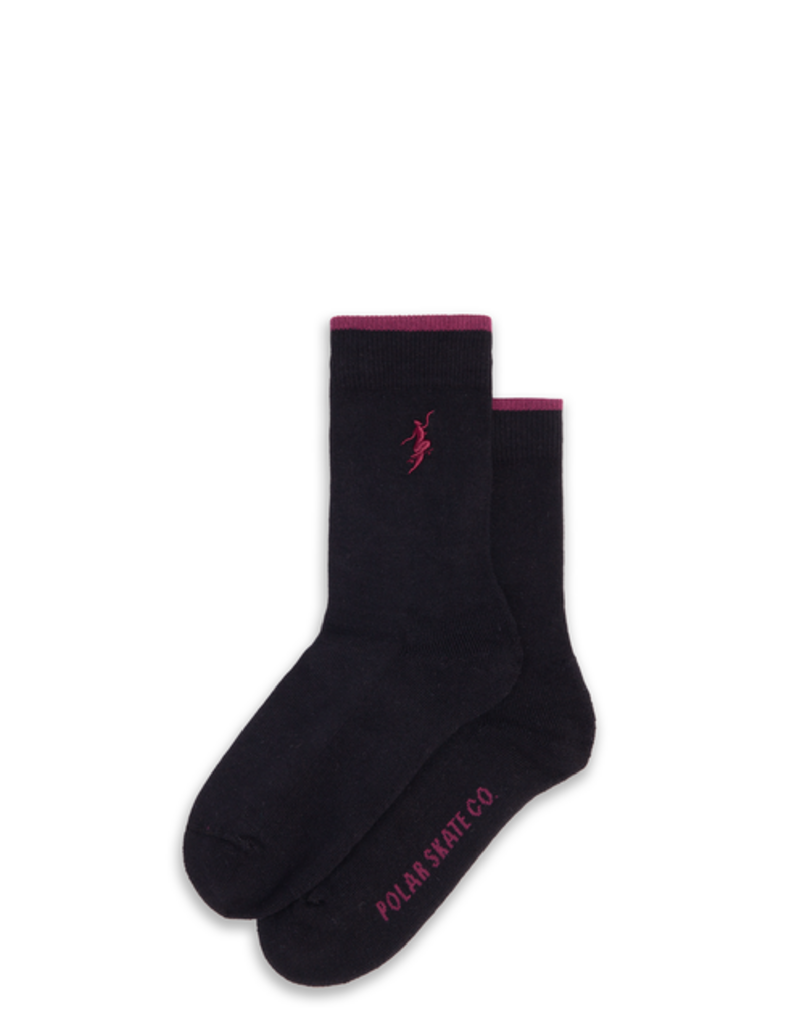 No Complies Forever Business Socks - Black / Red