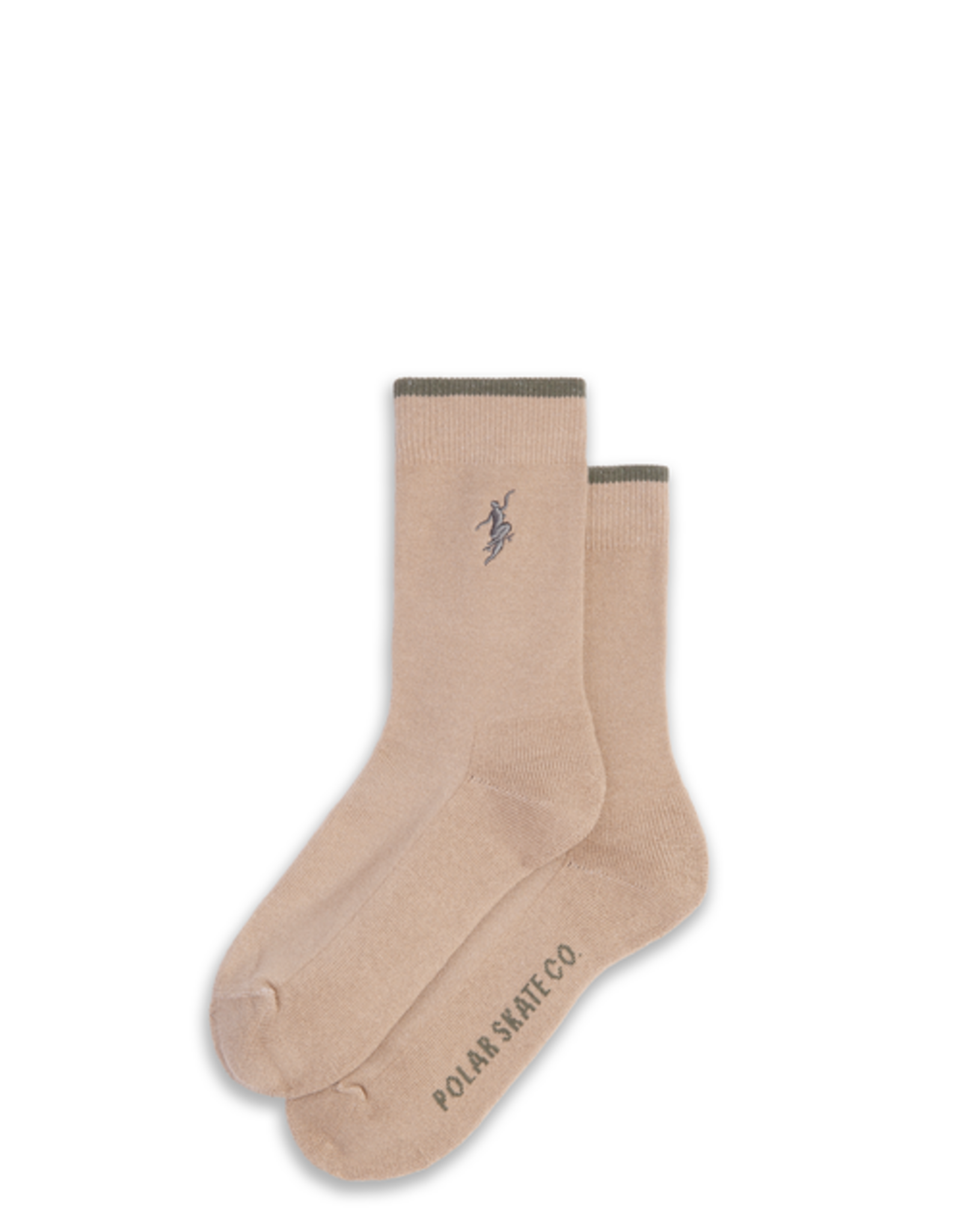 No Complies Forever Business Socks - Beige / Olive