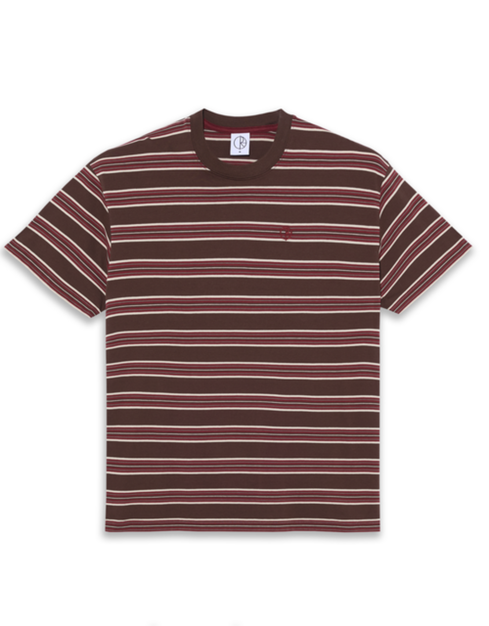 Stripe Tee - Brown / Red