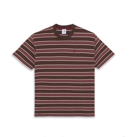 Stripe Tee - Brown / Red
